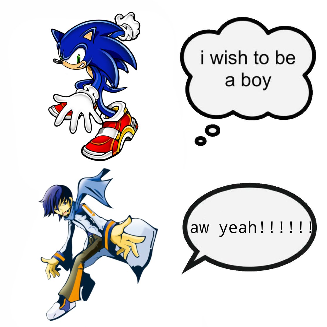Here's my personal take with kaito as an animal