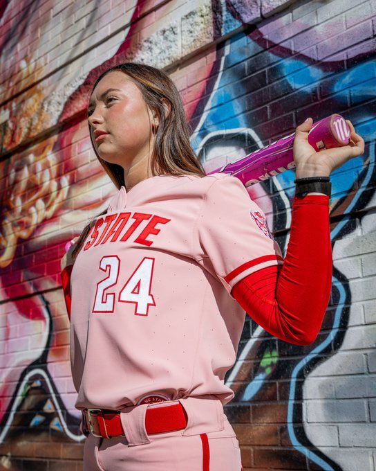 UNISWAG's tweet photo. The special dogwoods threads for @PackSoftball 

#uniswag https://t.co/WQuLcIA4F6