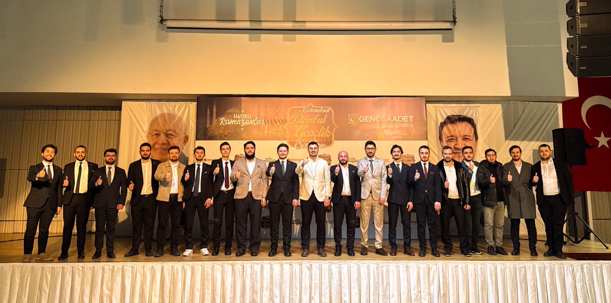 SafaOcak's tweet photo. 2026 İstanbul Gençlik Sahuru

Özlenen ve beklenen günlere doğru güçlü bir adım daha…

Bu anlamlı tablonun mimarları olan İl Başkanlık Divanımıza ve Yönetim Kurulu üyelerimize, İlçe Gençlik Başkanlarımıza ve tüm teşkilat mensuplarımıza teşekkür ediyorum.

Teşkilatımızın adanmış kadrolarıyla; yarınların umudunu, gönüllerimizin heyecanını sabır ve gayretle büyütmeye devam ediyoruz.