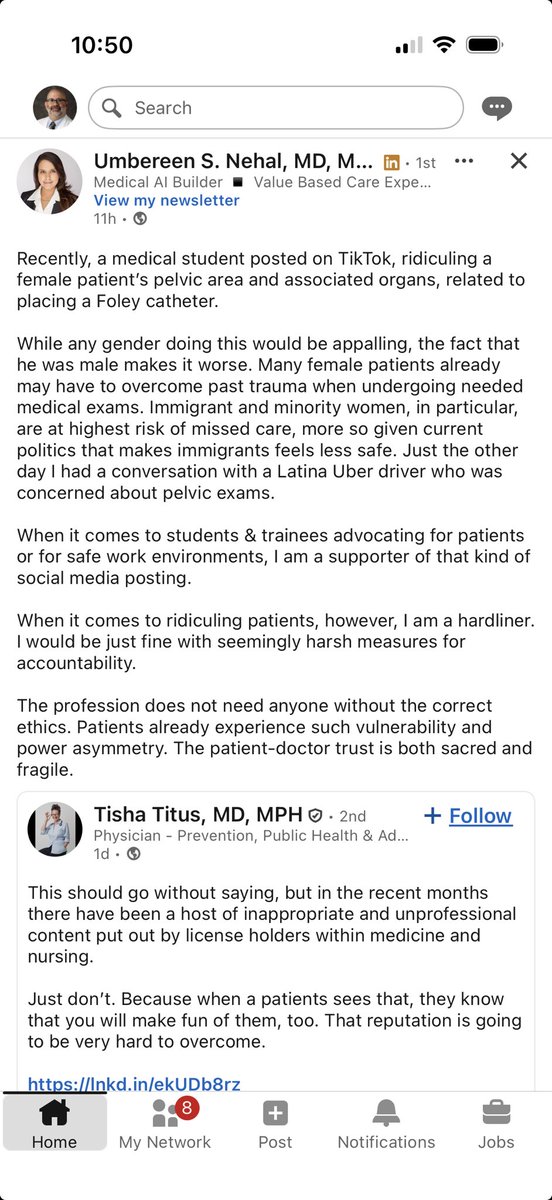 ClinChemMD's tweet photo. REAL PHYSICIANS and OTHER HEALTH CARE WORKERS DON’T DO THIS #BeProfessional https://t.co/zglzzrKsB6