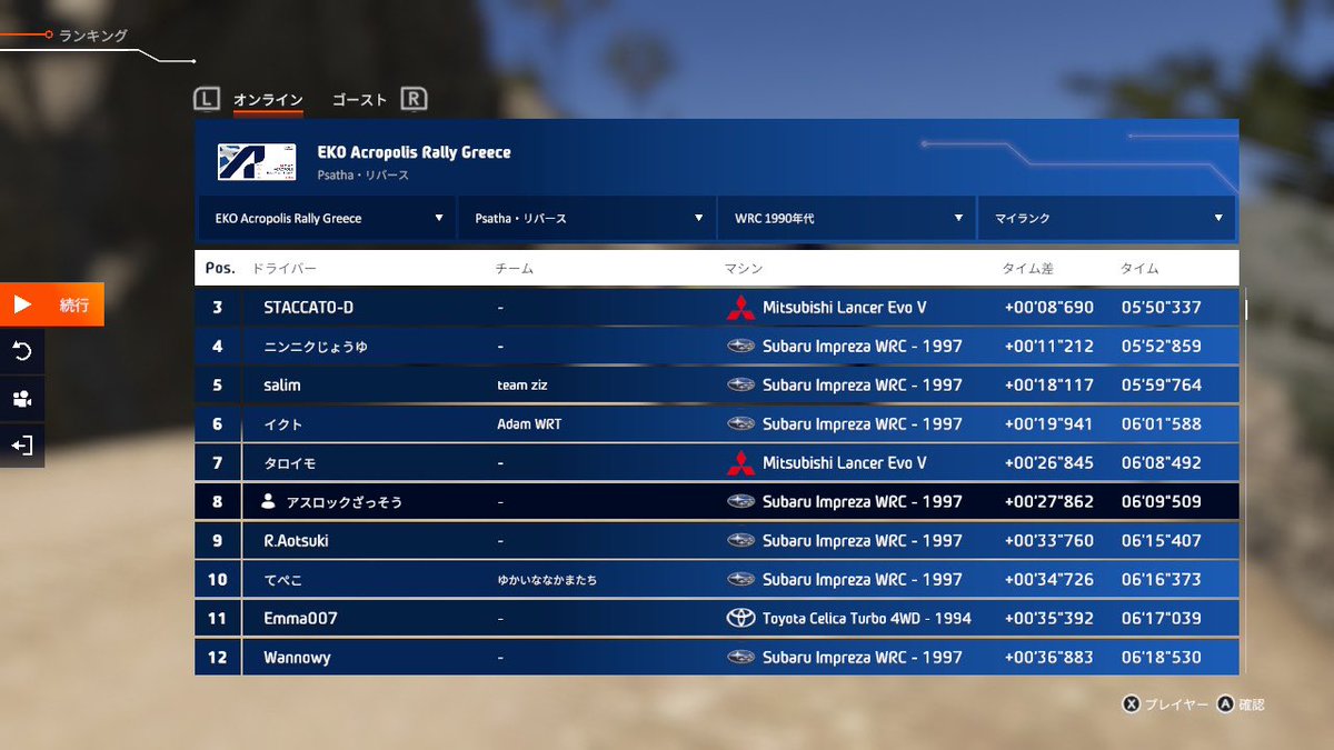 zasso_ne's tweet image. 8番手タイム
#WRCGENERATIONS