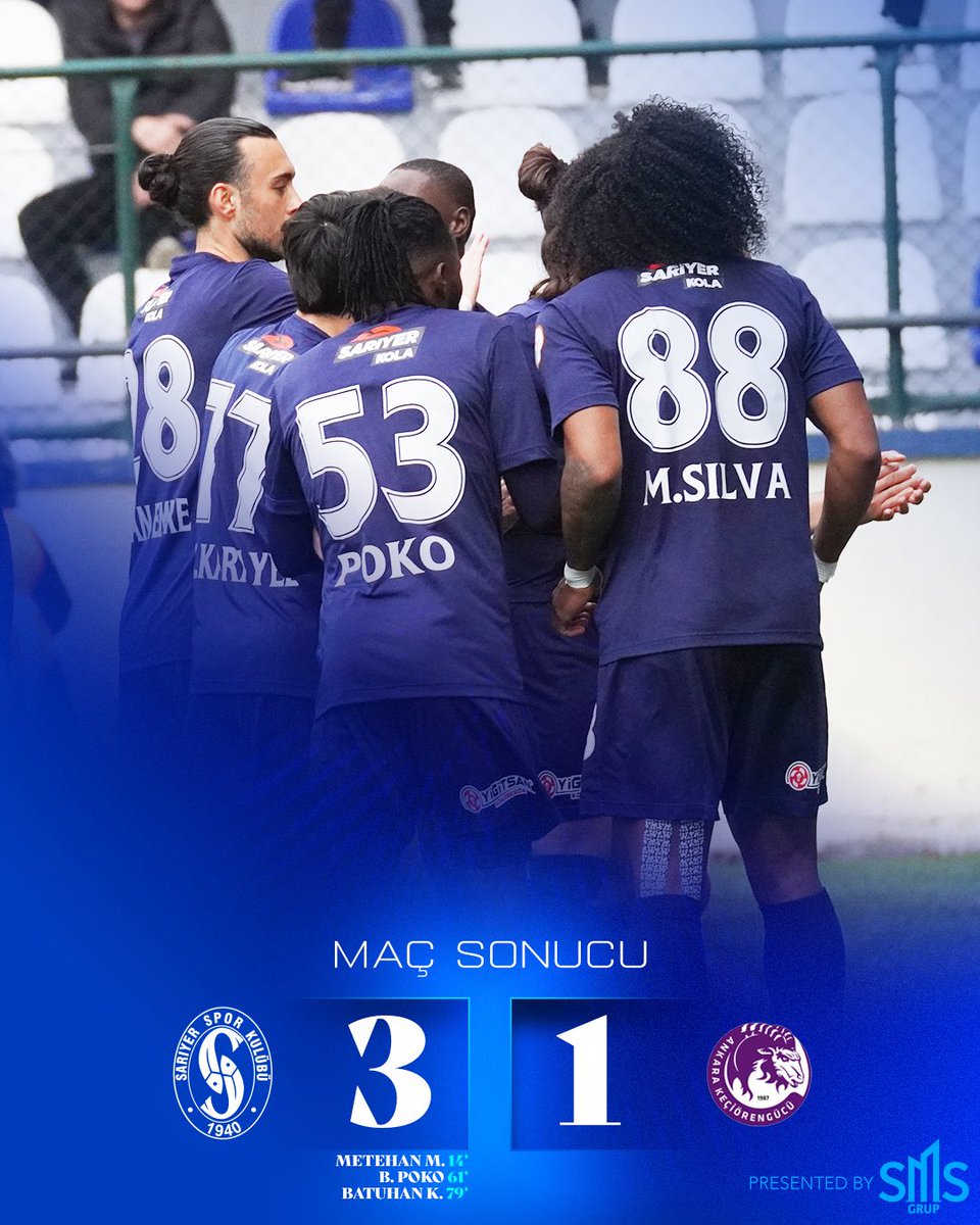 Evimizde 3️⃣ puanı 3️⃣ golle alıyoruz! 💪

#MartıRuhu