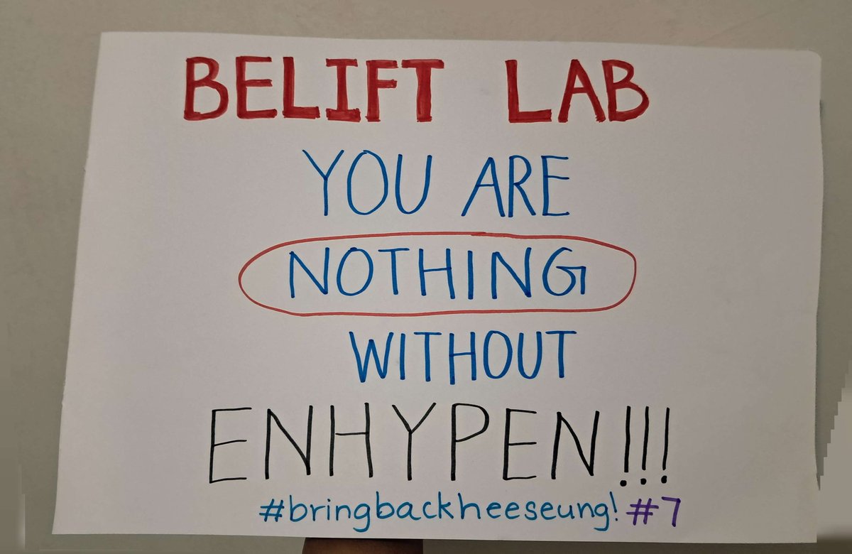 yunso_won21's tweet photo. @EnhypenSL ENHYPEN IS FOREVER 7!! ❤️❤️❤️❤️❤️❤️❤️
DO NOT EXPLOIT THE LEGACY OF ENHYPEN
#BEACCOUNTABLE_BELIFT
#ENHYPEN_IS_SEVEN
#HEESEUNG_STAYS
#SL_ENGENE https://t.co/Uhq3sWwAHa