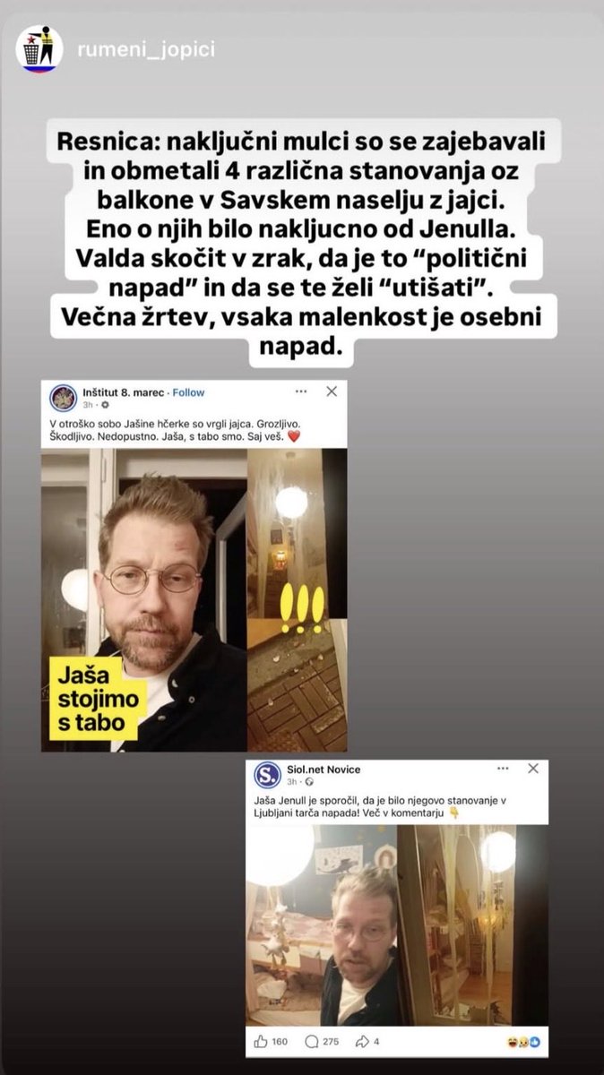 nejcpacnik's tweet image. Jaša Lenuh vedno po enaki poti: 
Iz vsake stvari skuša narediti zgodbo o SDS..🤡😂

#22marec #ZapiramoPipice #GameOver