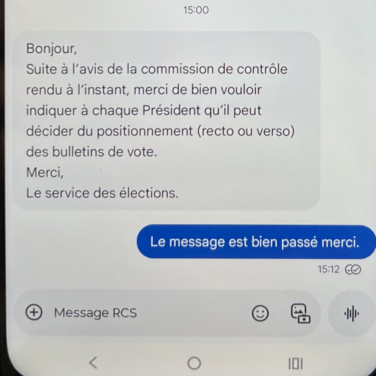 🚨SCANDALE DANS LES BUREAUX DE VOTE DE TOULOUSE

La commission électorale présidée par on ne sait vraiment qui… aurait pris verbalement la décision, influencée par LFI qui a un problème sur son bulletin, qu’il revient aux présidents de bureaux de vote de choisir le sens de