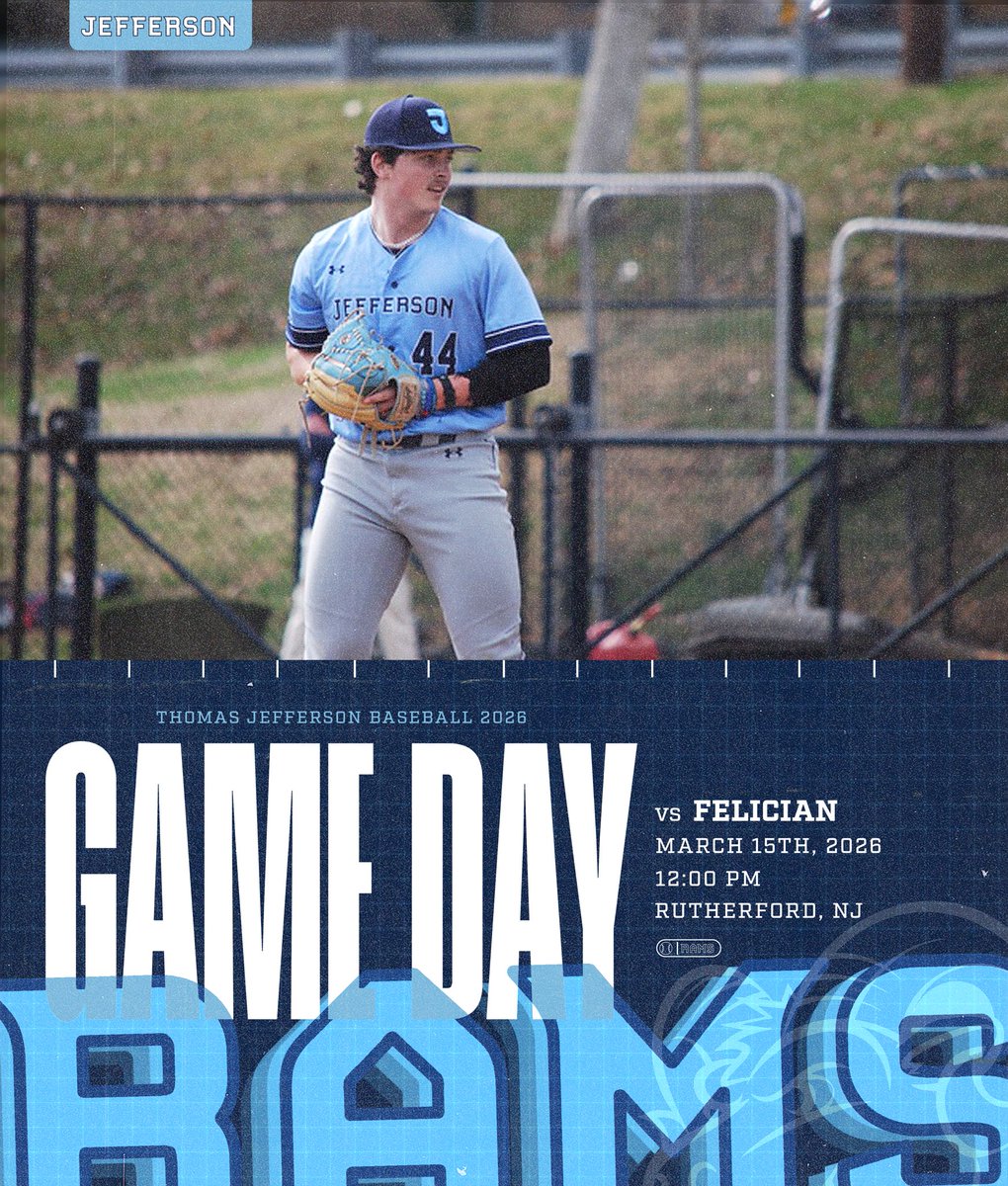 JeffersonBSB_'s tweet photo. 𝗚𝗮𝗺𝗲𝗱𝗮𝘆

🆚 Felician
⏰ 12:00pm EST
🏟️  Breslin Field | Rutherford, NJ https://t.co/eG6oWbVSws