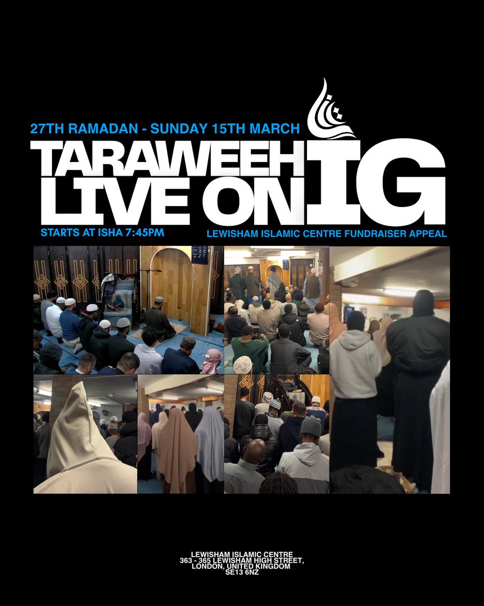 Lewisham Mosque tweet media