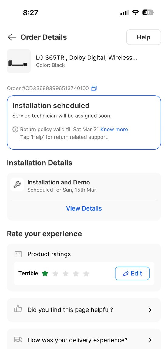 sauravgpt's tweet photo. @flipkartsupport I’ve received defective product, rear speakers are not working and it’s only 1 day since I purchased. I don’t want to deal with @LGIndia directly. Please send a replacement directly. It’s not a joke, show some customer obsession!!! https://t.co/mTp553ZYLP