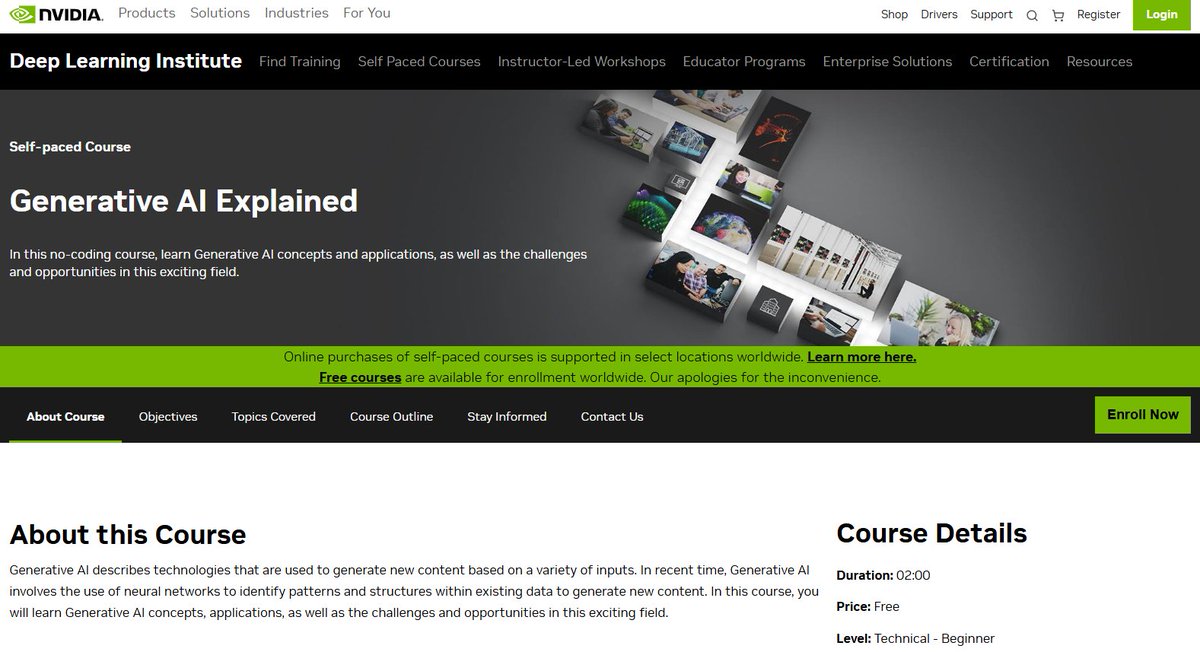 10 FREE AI Courses to try in 2026:

1. Generative AI Explained
learn.nvidia.com/courses/course…

2. Vibe Coding 101 with Replit
deeplearning.ai/short-courses/…

3. Claude code in action
anthropic.skilljar.com/claude-code-in…

4. Microsoft’s Generative AI for beginners
microsoft.github.io/generative-ai-…

5. Claude Code: A