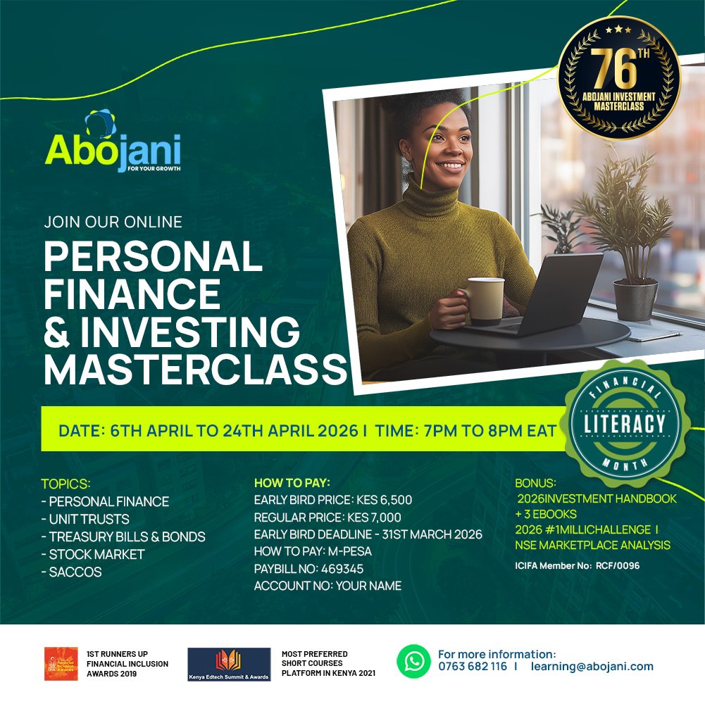 A few years ago, many Kenyans were working hard, earning income, yet still feeling financially stuck. Salary comes in… bills go out… and the cycle repeats. 

The problem isn’t always income. Often, it’s the absence of financial education. That’s where this comes in.