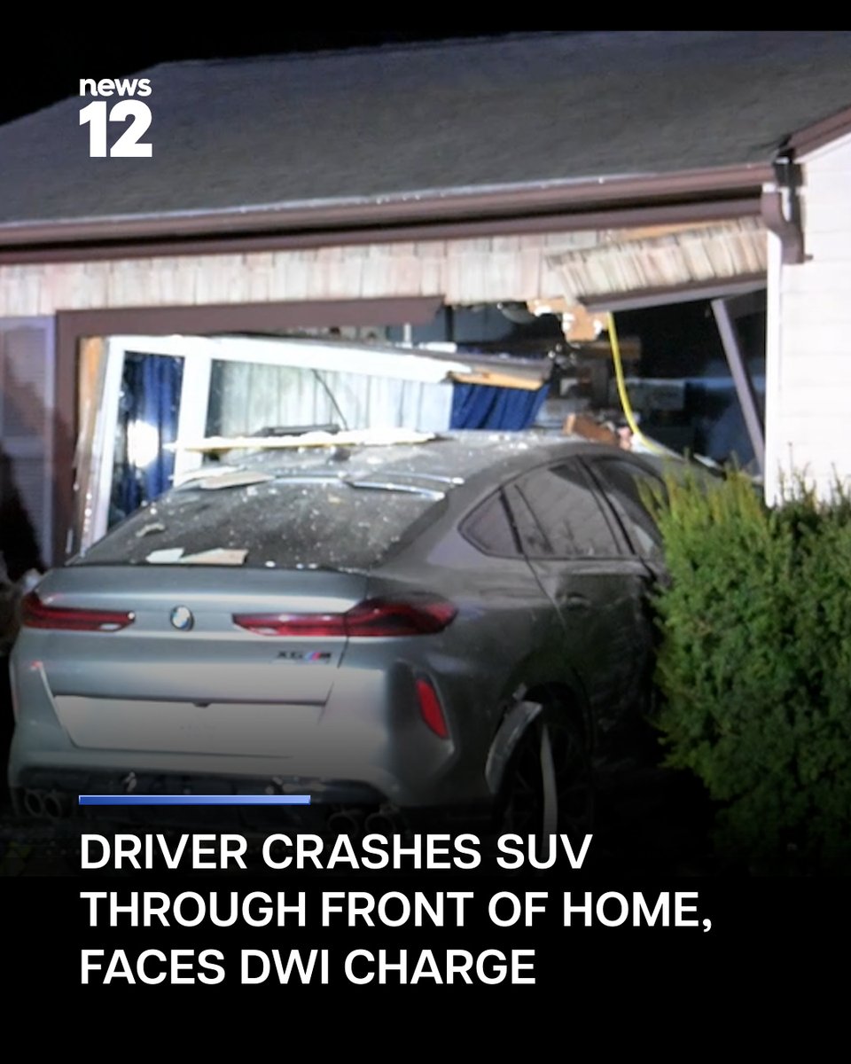News12LI's tweet photo. DWI ARREST: A Central Islip woman was arrested for allegedly driving while intoxicated after crashing her vehicle through the front of a house.
#News12 #LongIsland #Collision #DWI #Police #CentralIslip
https://t.co/TSkVl4J1Qu https://t.co/IIQqDqvM4M