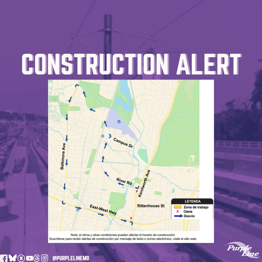 Purple Line tweet media