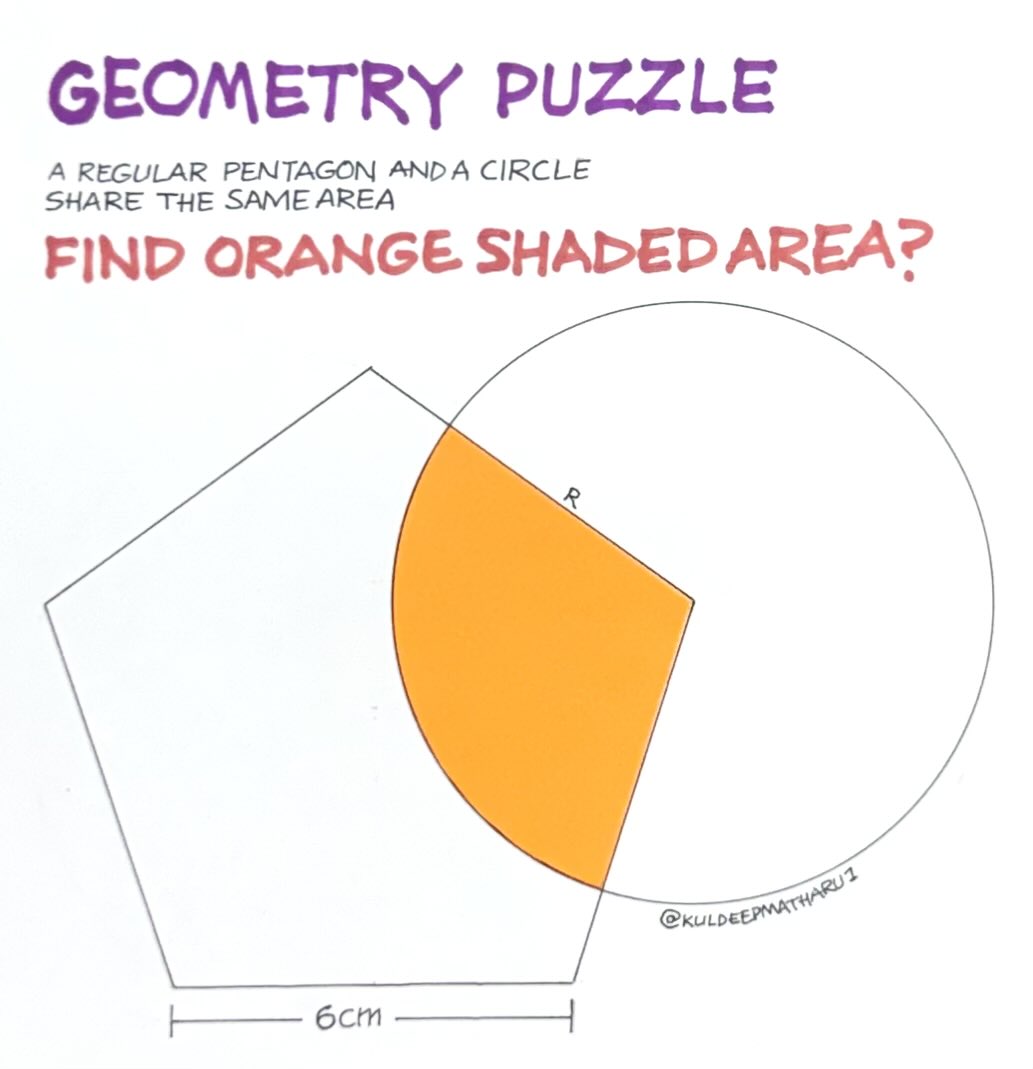 KuldeepMatharu1's tweet photo. #geometry #puzzle https://t.co/bN4HCoDyyX