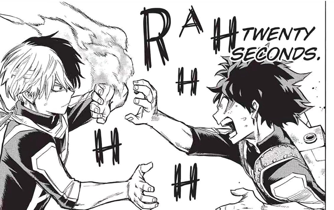 Oh my goshhh reading the sports festival part of the manga creates so ...