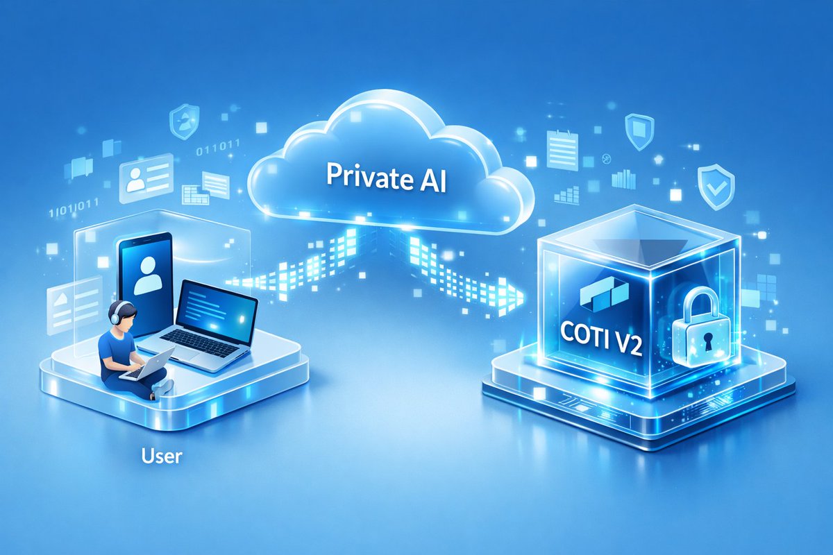 Privacy is no longer a luxury, it’s a necessity. 🔒
​**COTI V2 is bringing Private AI Agents to the blockchain. Imagine an AI that works for you, but keeps your data 100% encrypted. That’s the $COTI edge. **
​Big things coming for the COTI ecosystem! 💎🙌
​#COTI @COTI_Official