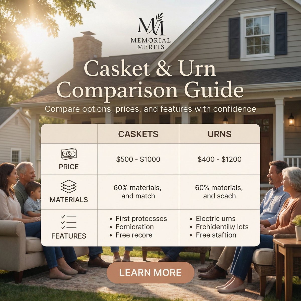 Discover our Casket and Urn Comparison Guide to empower your planning decisions. 🕊️  
Compare prices, materials, features, and pros/cons easily—avoid overpaying. 💰  
Visit → memorialmerits.com/casket-and-urn… for more details.

#LegacyJournal #GriefSupport
