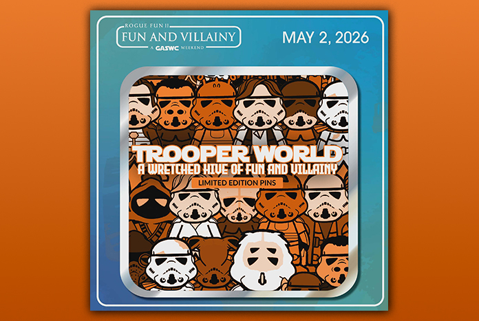 JediNewsNetwork's tweet photo. Trooper World Pin Trading Coming to Rogue Fun II: Fun and Villainy on May 2nd - https://t.co/ic3nFiLh36 #StarWars #RogueFunII #gaswc77 #GASWC #PinTrading #TrooperWorld #Troopers #JoshPhillips https://t.co/4fANk5rxYq