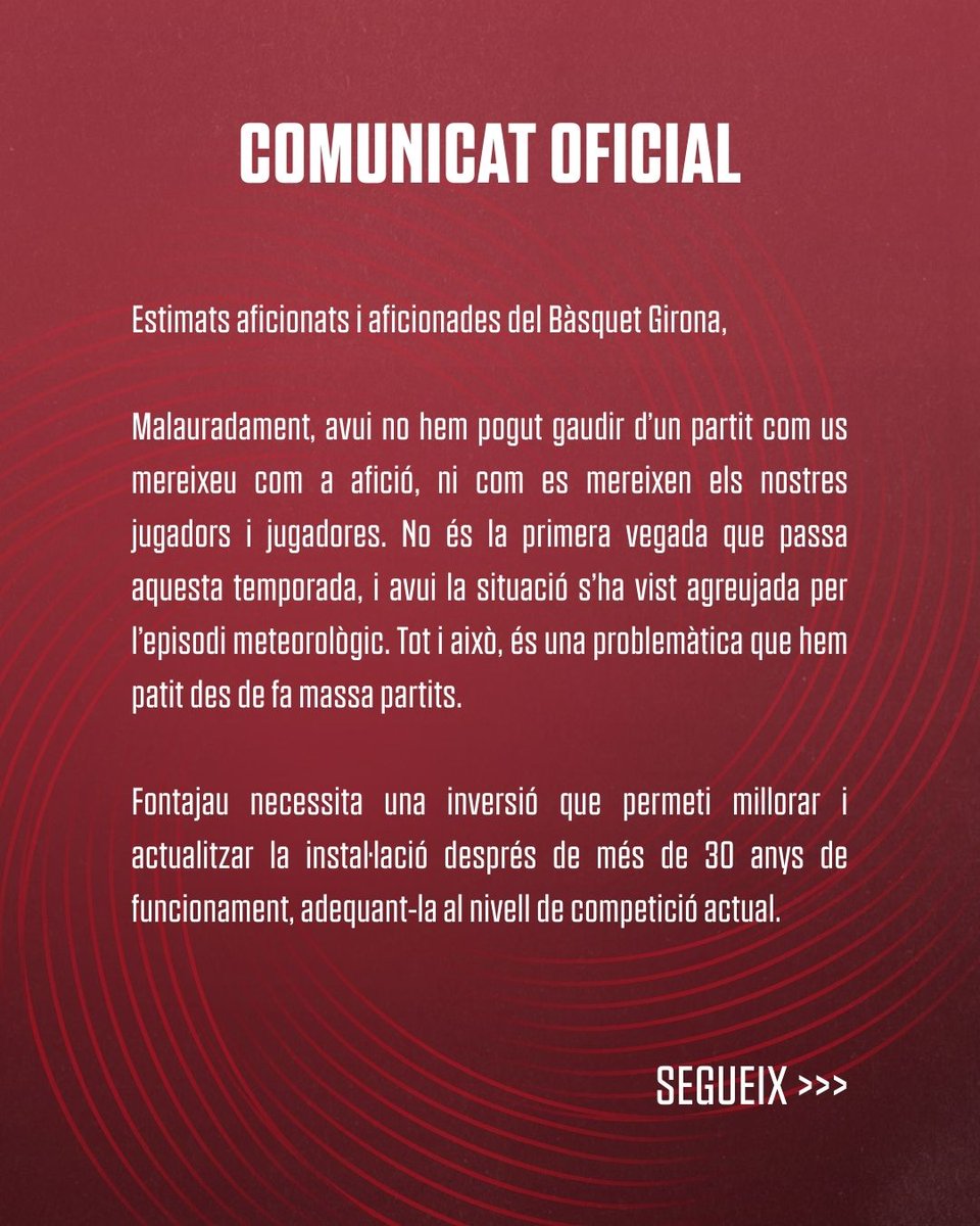 Bàsquet Girona tweet media