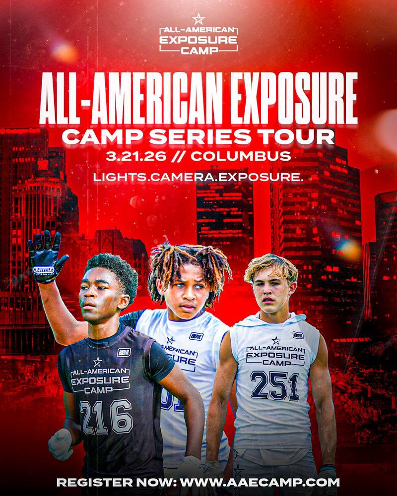 james_beem56147's tweet photo. Thank you @AAECamp for the invite to ur camp In Columbus in 5 days‼️ https://t.co/EVxZHLdW0L
