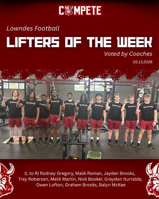 Lowndes Football tweet media