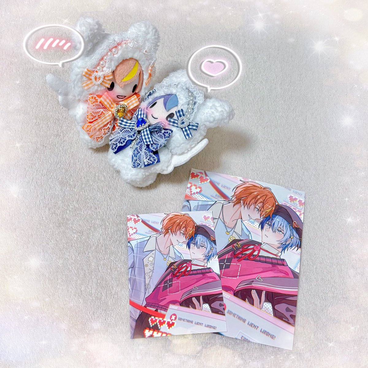 ちょ〜かわち♡な🥞☕️㌠をネップリ させていただきました!!! この度も素敵なイラストをありがとう ございます🧡💙 大切に愛でます🥹︎🫶🏻
