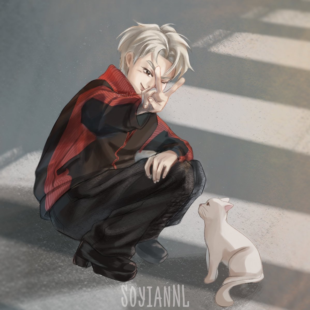 SoyianNL's tweet photo. Cat boy 😼 #CAPTAINBOY https://t.co/nnd0iivUP8