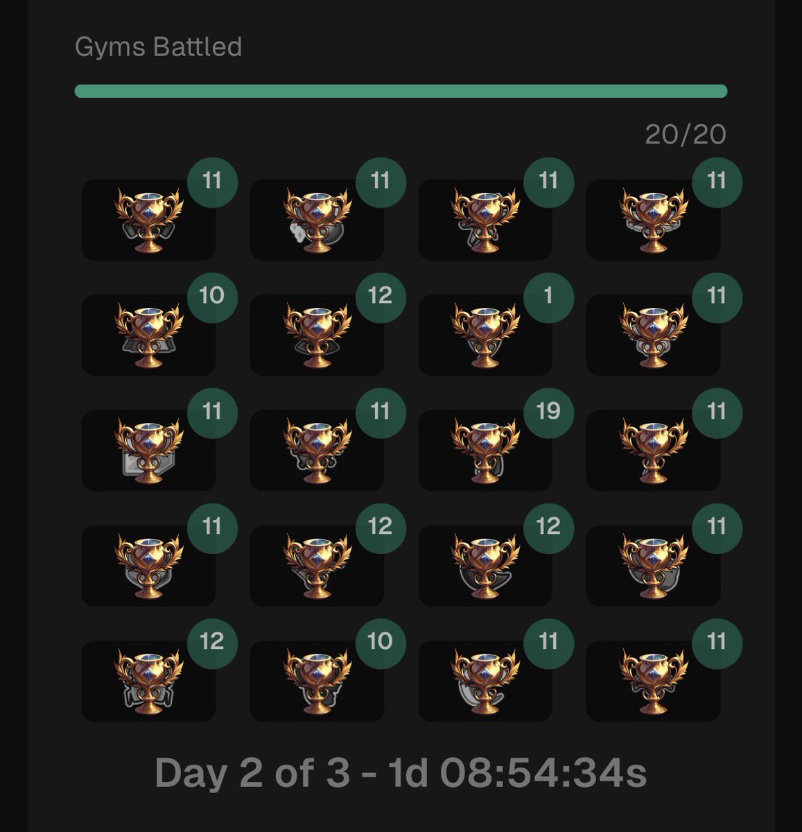 ⚔️<a href="/zerpmon/">Zerpmon</a> Daily Battle Status ⚔️

🏋️Gym Battles
▫️Day 2
▫️Won 20/20 🎯
▫️Earned 3.76 $ZRP 

📜Mission $XRP Mode
▫️Won 6/10
▫️Earned 1.5 $XRP 🔥

🌏 World Boss
▫️Day 1
▫️Zrp share: 2.56 $ZRP 

<a href="/EvilProfGary/">Gary</a> Sorry I took some $XRP &amp; $ZRP from your vault ✌️