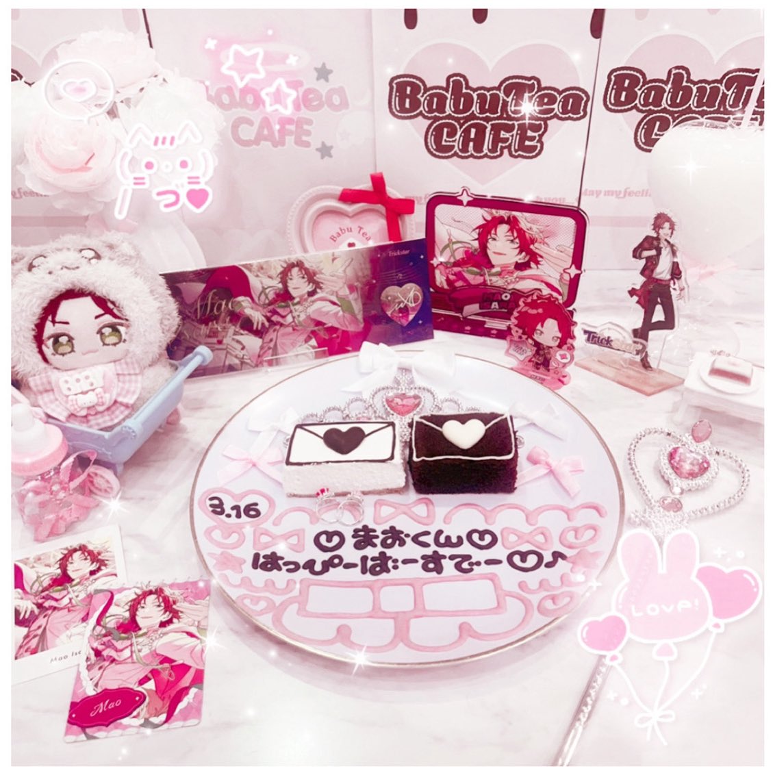 yua__ru0nyan's tweet photo. ꒰　𝐇𝐚𝐩𝐩𝐲 𝐛𝐢𝐫𝐭𝐡𝐝𝐚𝐲 ❤︎　꒱
   　￣ ∨￣￣￣￣
　　∧＿∧꣑୧
　꒰⸝⸝＞𖥦＜⸝⸝꒱
　　OuuO〜

 #衣更真緒生誕祭2026  #衣更真緒誕生祭2026 https://t.co/U1AQ9HG0R2