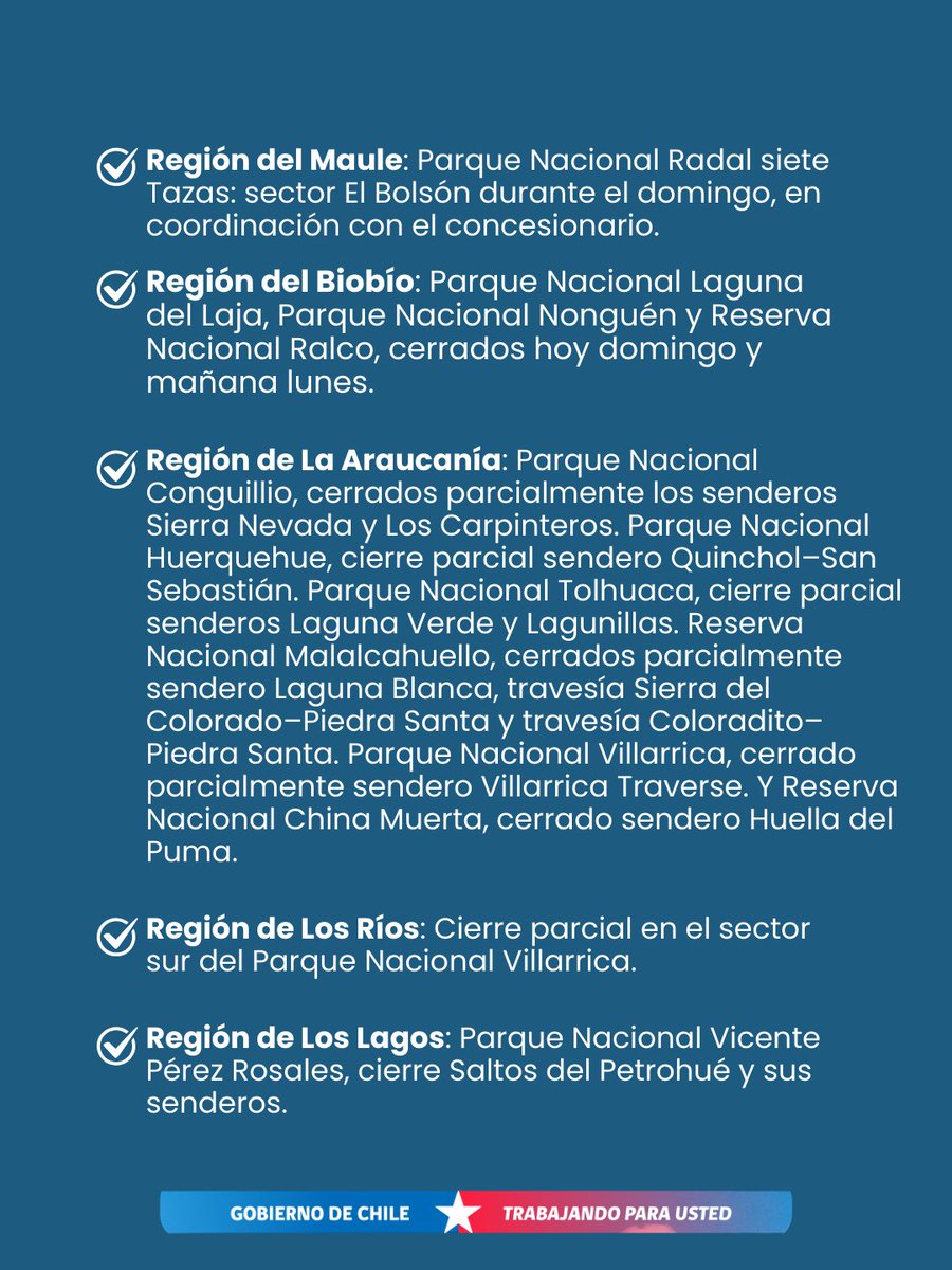 CONAF - Corporación Nacional Forestal tweet media