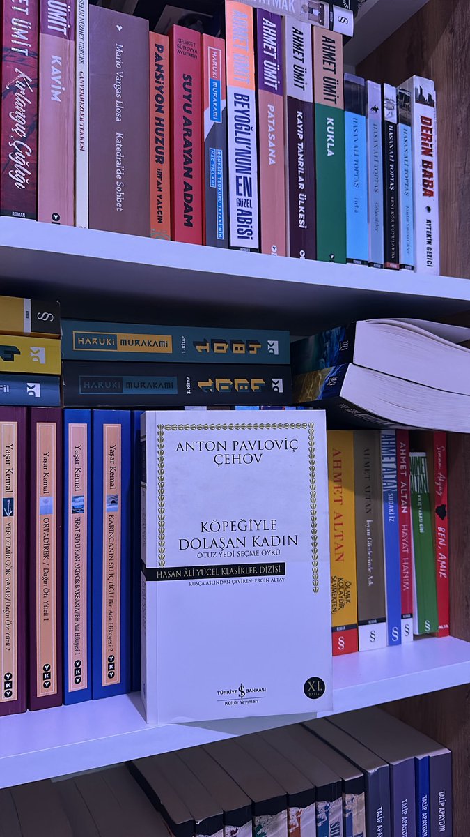 Rus toplumunu derinlemesine analiz etmesi, insanların düşünce yapısını irdelemesi ve onların psikolojik ruhsal yapılarını satırlara aktarmasıyla beni kendine bağlar Çehov. Köpeğiyle Dolaşan Kadın ise birbirinden güzel hikayelerin toplandığı bir külliyat. Edebi şölen, kaçırma. 5/5