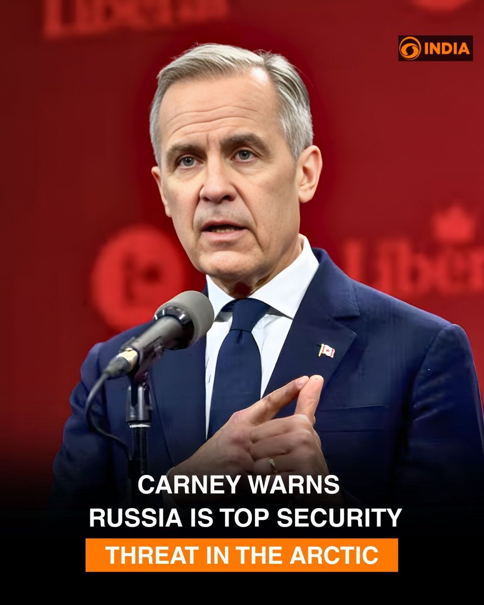 DDIndialive's tweet image. Canada PM Mark Carney calls Russia the “biggest physical security threat” in the Arctic, after meeting Nordic leaders in Oslo.

Canada and Nordic nations agreed to deepen cooperation on defence production and security.

#Arctic #Canada #Nordic