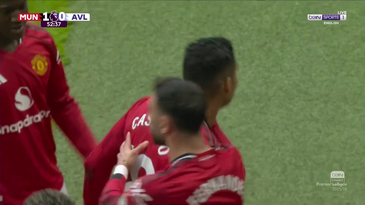 رأسية كاسيميرو تمنح التقدم لليونايتد 