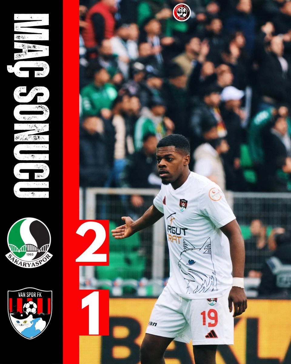 Maç Sonucu:

Sakaryaspor: 2 Vanspor FK: 1