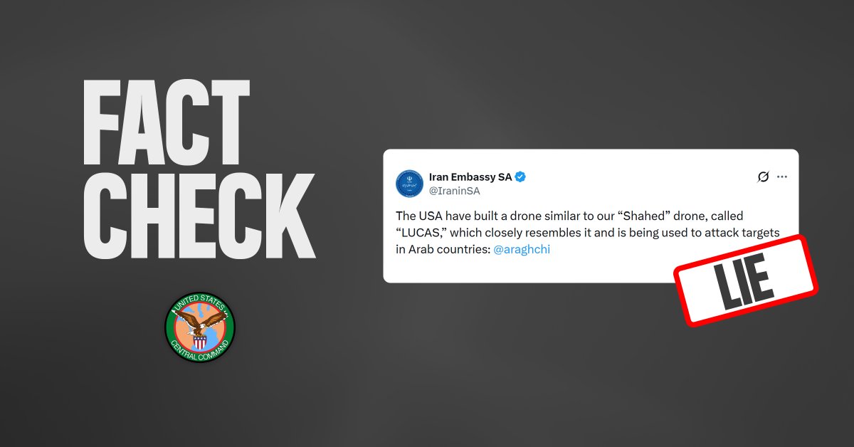 U.S. Central Command - Arabic tweet media