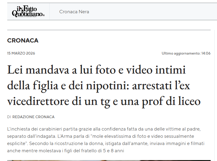 Moonlightshad1's tweet photo. I nomi di questi porci criminali?
La preside che ebbe una storia con un allievo fu sputtanata con nome, cognome e faccia per settimane, idem la maestra che faceva i video su OF.  L'ex vicedirettore e la sua complice invece restano anonimi.
https://t.co/wsJuoJxIdg https://t.co/e8FTZK8sju