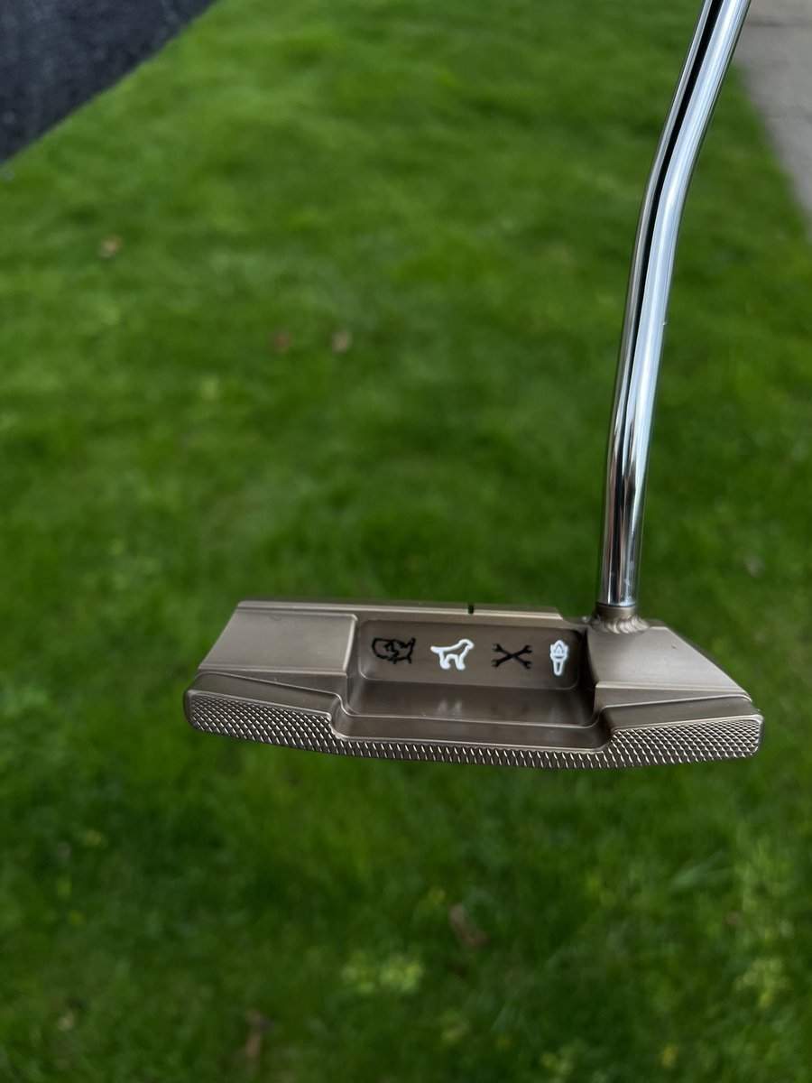 JustinCollick's tweet photo. @leftyzag @vogeygolf @ScottyCameron I didn’t think I needed a new putter until I saw this…my Brandon Matthews could use some competition to stay in the bag. https://t.co/h3NuixpPom
