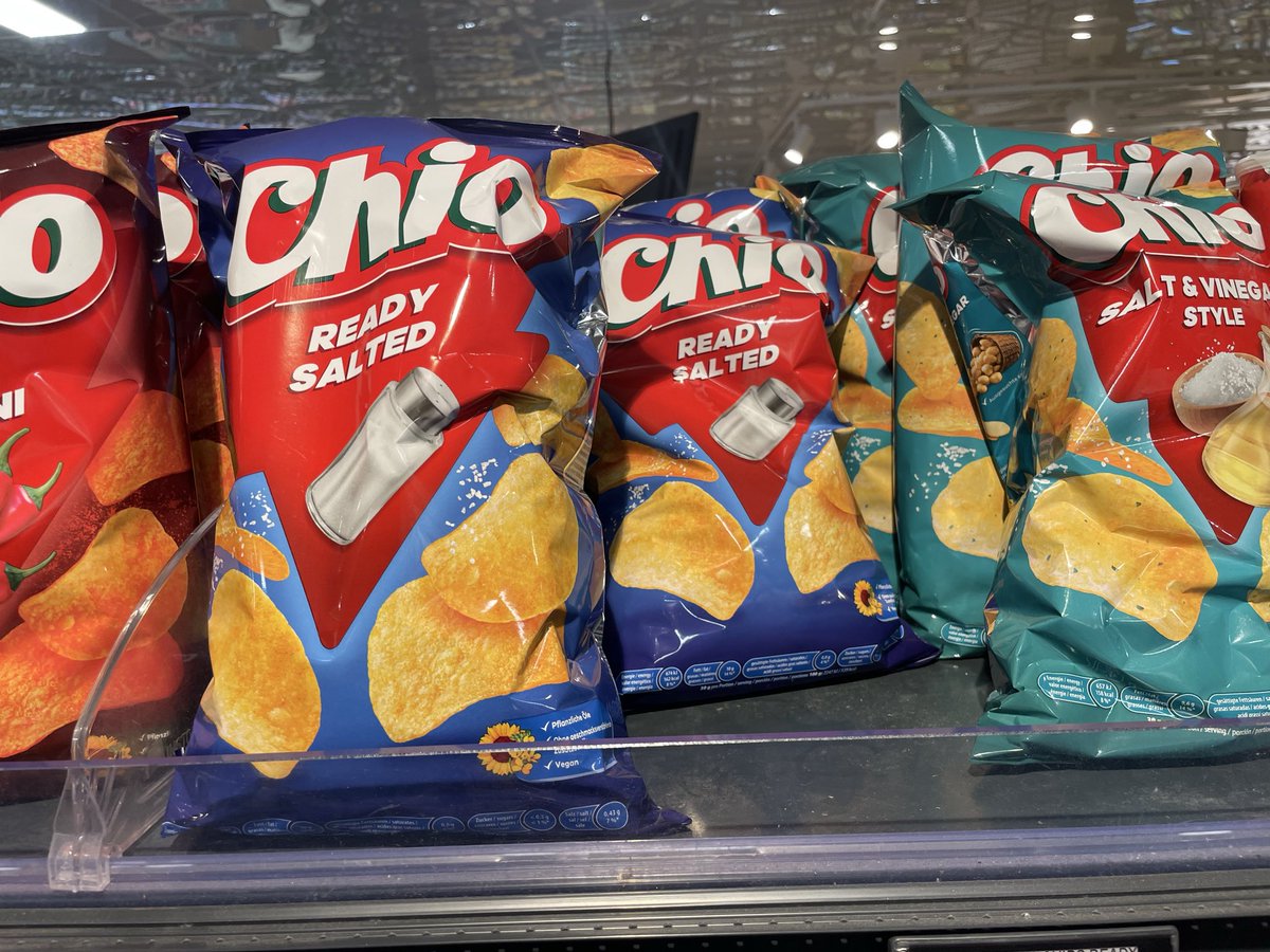 These German potato chips are SO much more convenient than the American ones you have to salt yourself.