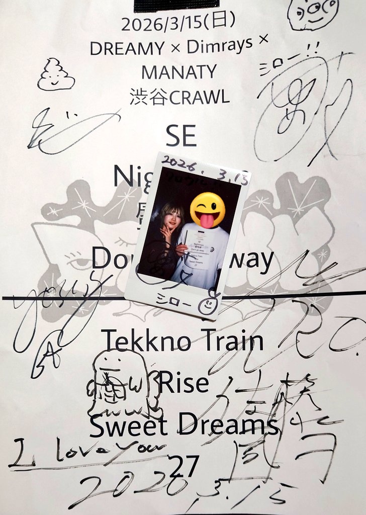 ultimoshirogon's tweet image. 主催かつMR.JiROのラストだった #DREAMY 

ゆめみーちゃんもMCで話してたけど毎回今日ぐらいの人数がフロアにいると良いよね

ブレイクあったりするけど基本のメロはキャッチーでノリやすいから色んな人に受け入れられると思うんだけど……
知られるの待ち、なのかな

今日は久しぶりに27も聴けて🙌✨