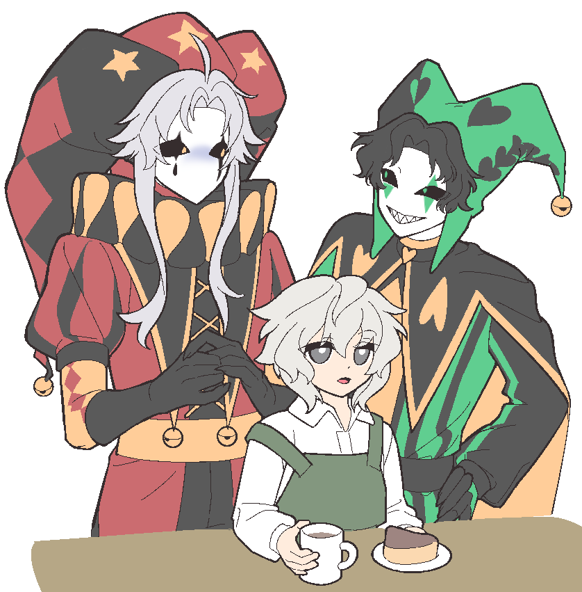 #thefreakcircus #Pierrot #Harlequin