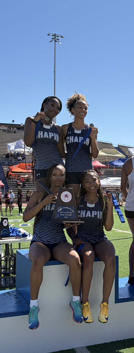 BrieBuckley07's tweet image. 🚨NEW MEET RECORDS AND PR

Day 2- San Angelo Relays finals

🥇 4x1- 46.55 (Ln 4, 1st leg; MEET RECORD)
🚨100m- 12.40 (Ln 2; NEW PR) 
🥇 4x2- 1:38 (Ln 4, 3rd leg; MEET RECORD)

Work done when no one is watching determines performance 💪🏽
 
#Prep1Athlete #ChapinHS #recordbreaking