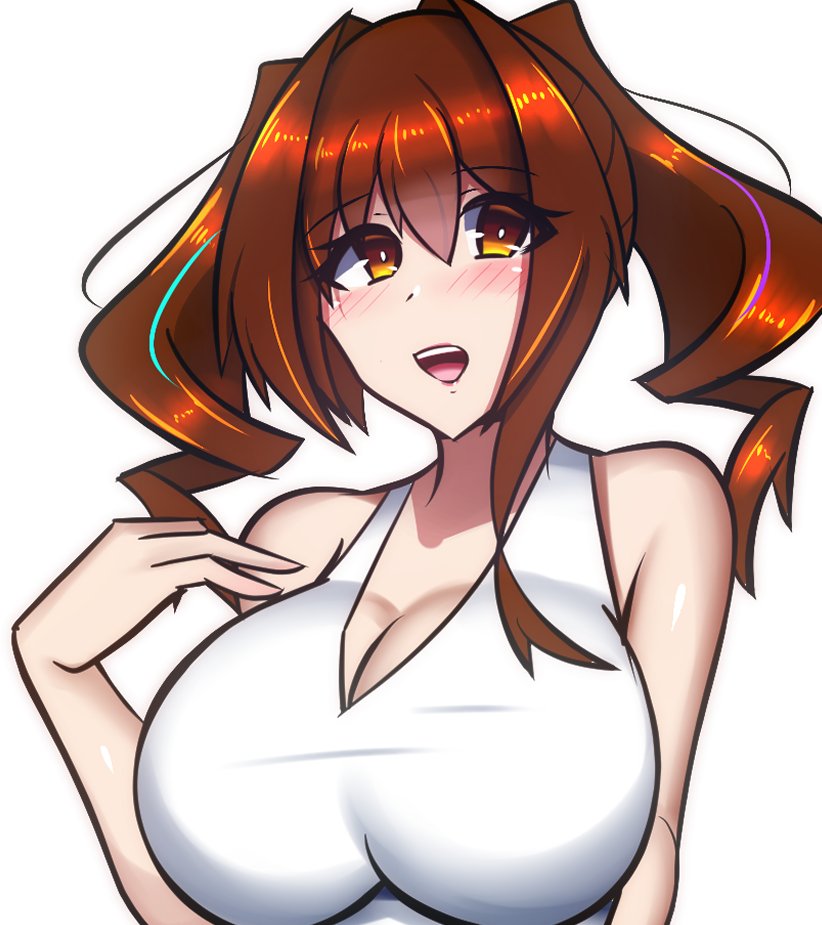 うちの子ましろちゃんを描きました!!!!
メインヒロインです!!! 