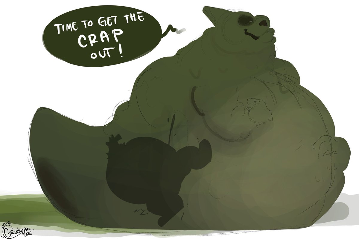 Fat Disgusting Slime Dragon tweet media