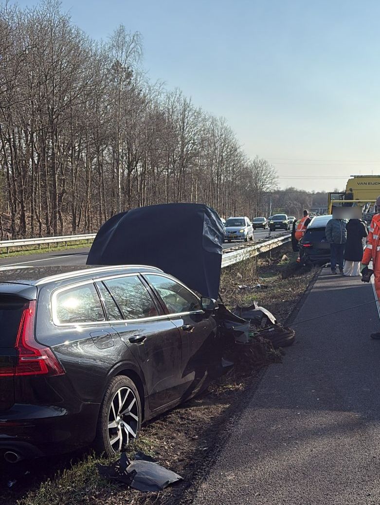 Ongeval op de A4 nabij Hoogerheide