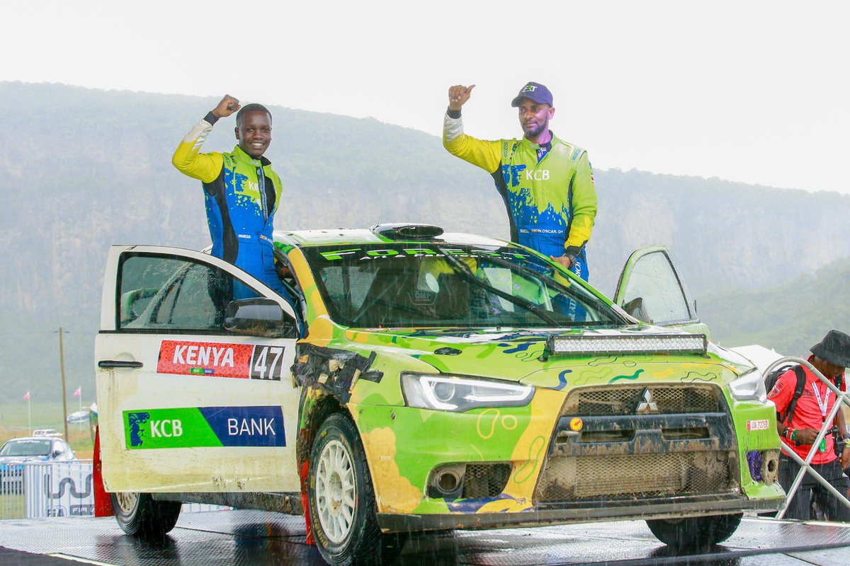 kcbbankug's tweet photo. Poised under pressure. 

Tested by the tough terrains.

But what pressure? 🤷🏽‍♀️ 

Uganda 🇺🇬 , you are looking at our #WRC champions. 

- Finished 5th overall in the ARC standings
- #1 in the ARC 2 category
- 22nd at the World Rally Championship 

#ForPeopleForBetter #revvishanakcb2026 #feeltheroar @KCBInKenya @Forestrally @MotorsportUG