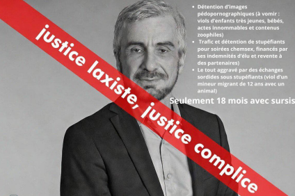 sergiodde's tweet photo. HONTE ABSOLUE À LA JUSTICE FRANÇAISE ! 
18 mois de SURSIS pour des centaines d'images de viols d'enfants et de bébés. Il fallait quoi exactement aux juges pour qu’une ordure comme Nicolas Jeanneté aille en prison ?

Le 23 février 2026, le tribunal correctionnel de Paris a condamné Nicolas Jeanneté, conseiller municipal du XVe arrondissement (élu sur la liste de Rachida Dati en 2020, ex-directeur des Centristes), à 18 mois de prison avec sursis probatoire pour :

- Détention d’images pédopornographiques (centaines de contenus décrits par les associations parties civiles comme “monstrueux, effroyables, à vomir” : viols d’enfants très jeunes, bébés, actes innommables et contenus zoophiles)

- Trafic et détention de stupéfiants (achats massifs de 3-MMC, GHB pour soirées chemsex, financés par ses indemnités d’élu ,environ 4 500 € brut/mois et revente à des partenaires)

- Le tout aggravé par des échanges sordides sous stupéfiants (viol d’un mineur migrant de 12 ans avec un animal)

+obligation de soins, interdiction d’exercer une activité en contact avec des mineurs pendant 3 ans (???), inscription au FIJAISV…MAIS PAS DE PRISON FERME. AUCUN RETRAIT DES DROITS CIVIQUES. AUCUNE INÉLIGIBILITÉ AUTOMATIQUE.

⚡ La justice a donc opté pour la clémence maximale alors que les faits sont d’une gravité extrême.

🔴 Il a osé faire appel, et en attendant ? Il siège toujours au Conseil de Paris.

Et ce n’est pas un cas isolé. Regardez le laxisme envers les « racailles » en costard qui consomment et financent leur addiction avec l’argent public et restent en poste. Comme le député LFI Andy Kerbrat, interpellé en flagrant délit d’achat de drogue à un mineur, jusqu’à 25 000 € de frais de mandat pour sa consommation, toujours député!

Et la mansuétude envers des confrères magistrats qui se vautrent dans ces horreurs. Rappelez-vous, l’ancien vice-président du tribunal judiciaire de Dijon, Olivier Bailly qui a proposé sur des sites libertins à des inconnus de violer sa propre fille de 12 ans(!)Condamné à seulement 3 ans de prison avec sursis!

Les victimes, les enfants derrière ces images, les familles détruites par la drogue méritent JUSTICE. Et les distributions de sursis sont des insultes!

Étant donné le manque total d’honneur de Nicolas Jeanneté, il ne faut pas s’attendre à une démission de sa part, mais quand est-ce que les institutions feront le ménage sur leurs bancs.

Notre civilisation s’est construite sur la protection des plus vulnérables. Laisser perdurer ces ignominies sans les punir fermement, c’est condamner notre société à la déchéance.
-------
📚 L’ Observatoire des Décisions de Justice consacrera prochainement un dossier aux droits de l’enfant et à sa protection fondamentale.
Suivez nos travaux en vous abonnant à notre lettre d'information:

https://t.co/J9QGYYsng3