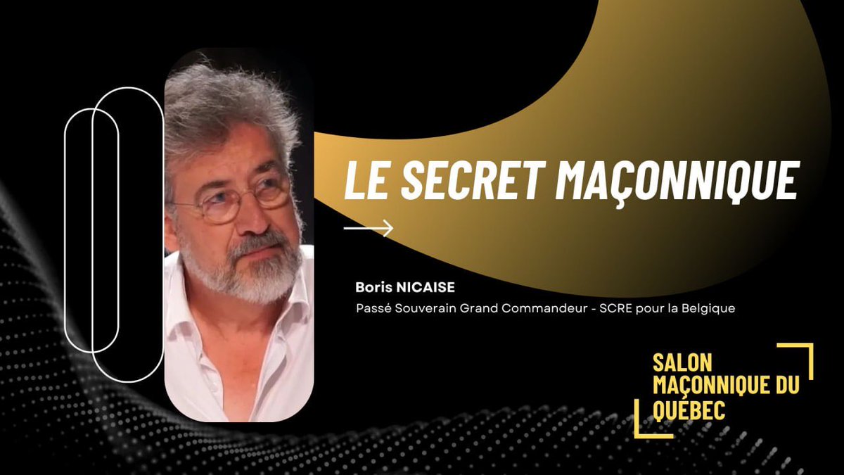Plerinage1's tweet photo. Le Salon Maçonnique du Québec revient le 6 juin 2026 au Centre Saint-Pierre de Montréal. Conférenciers, auteurs et idées pour une journée d'exception.

👇 Réservez votre place
https://t.co/UGKGX83CwL https://t.co/D5GGo7CRWR