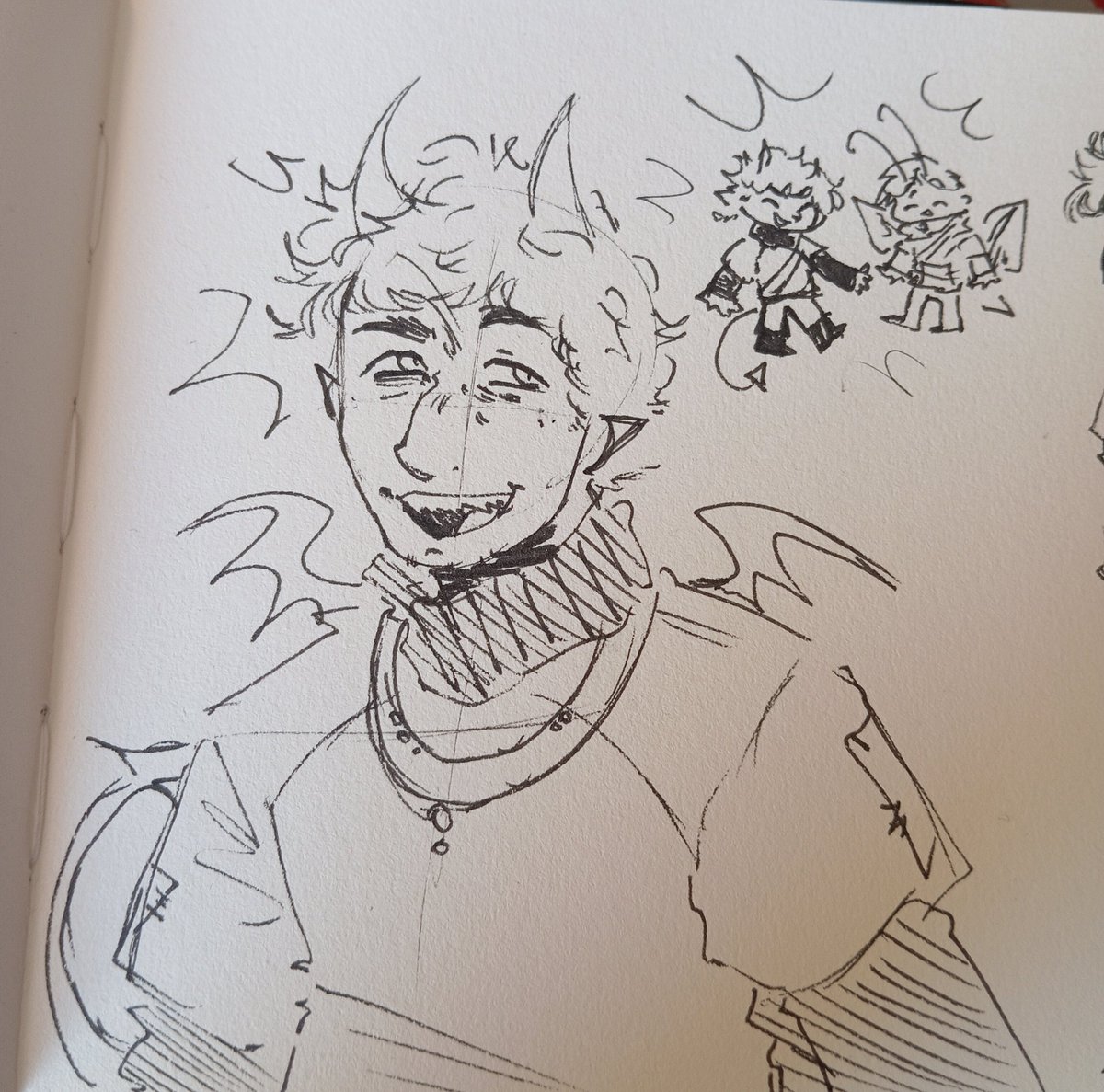 _J0xllx_'s tweet photo. Can't draw digital rn, so take these sweet doodles <3 
#wichtiger #tommyinnit #qsmp2 #hornyduo https://t.co/xzYSwRxVdx