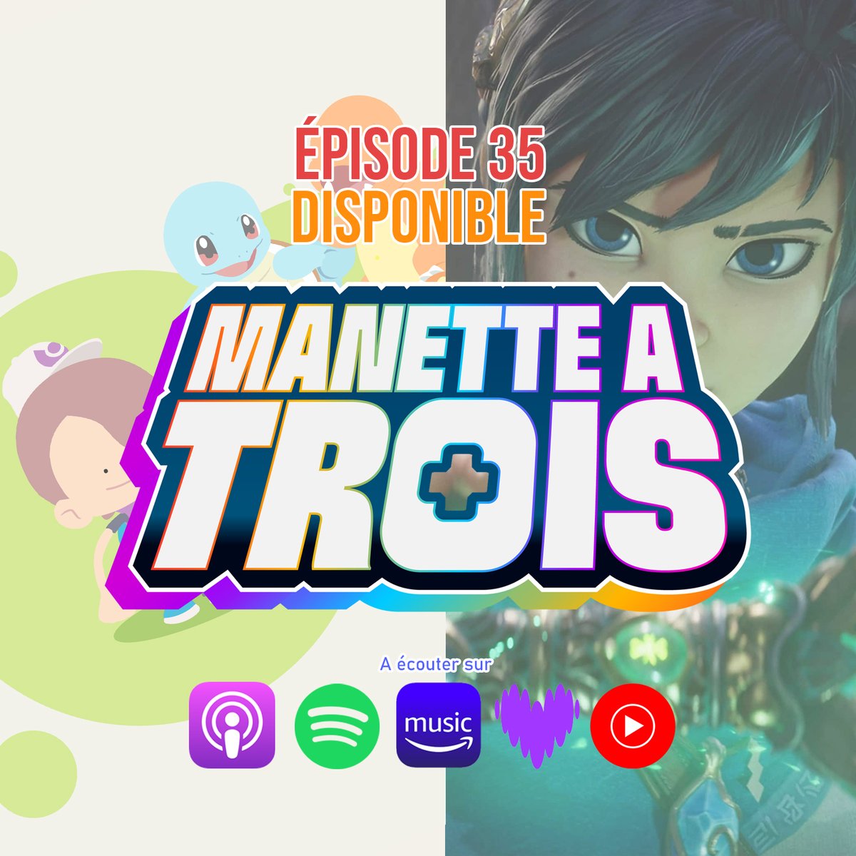 ManetteaTrois's tweet photo. L'épisode de mars de Manette à Trois est disponible sur toutes les plateformes de podcast !

Au programme: le State of Play, Pokémon Pokopia, les 30 ans, mais aussi Resident Evil Requiem et Marathon !

Bonne écoute 🥰 https://t.co/xxOkASW9Dx