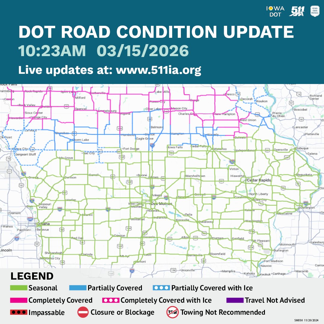 Iowa DOT tweet media