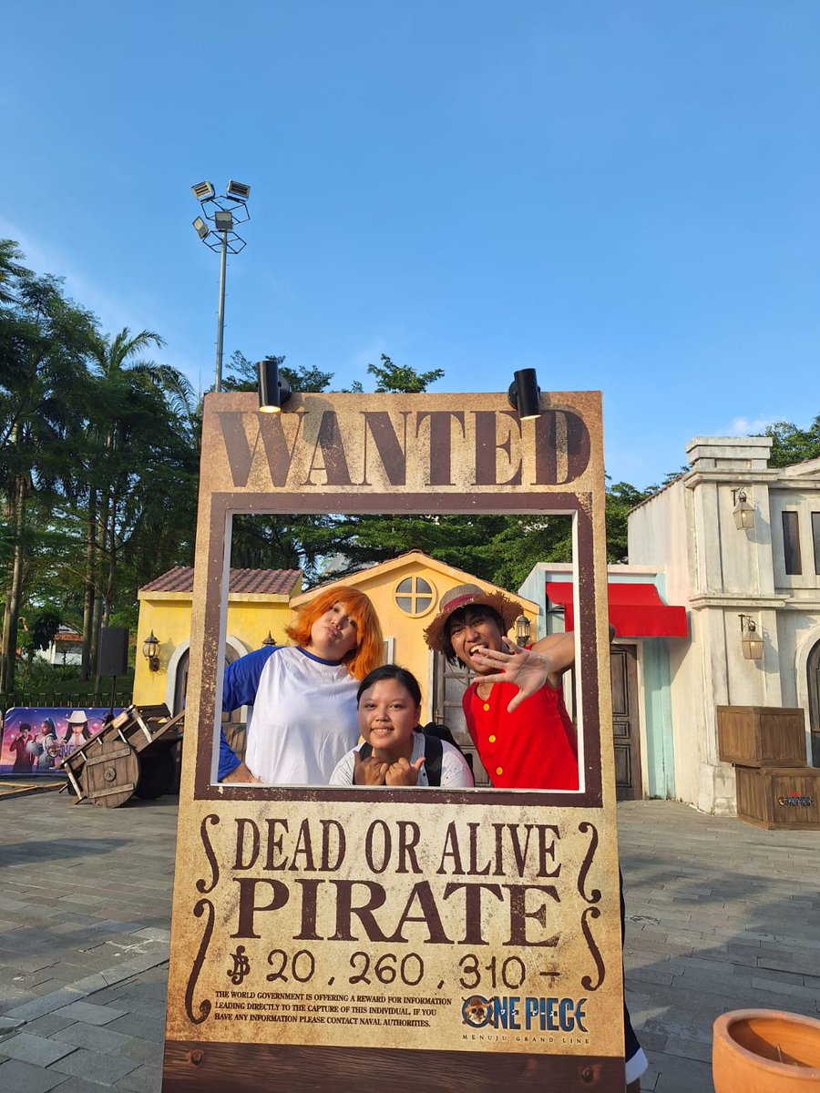 Went to OnePiece to the grand land on the last day ✨